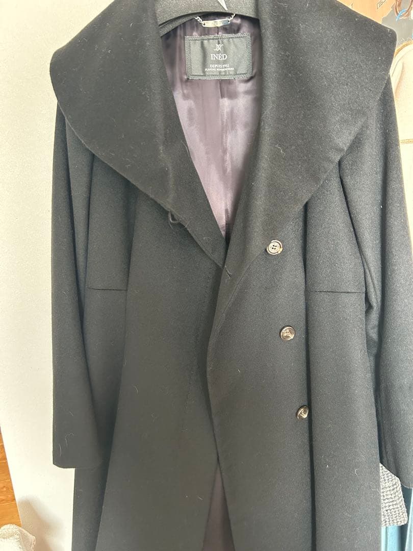 も*s様 INED カシミヤ100% ミディアムコート