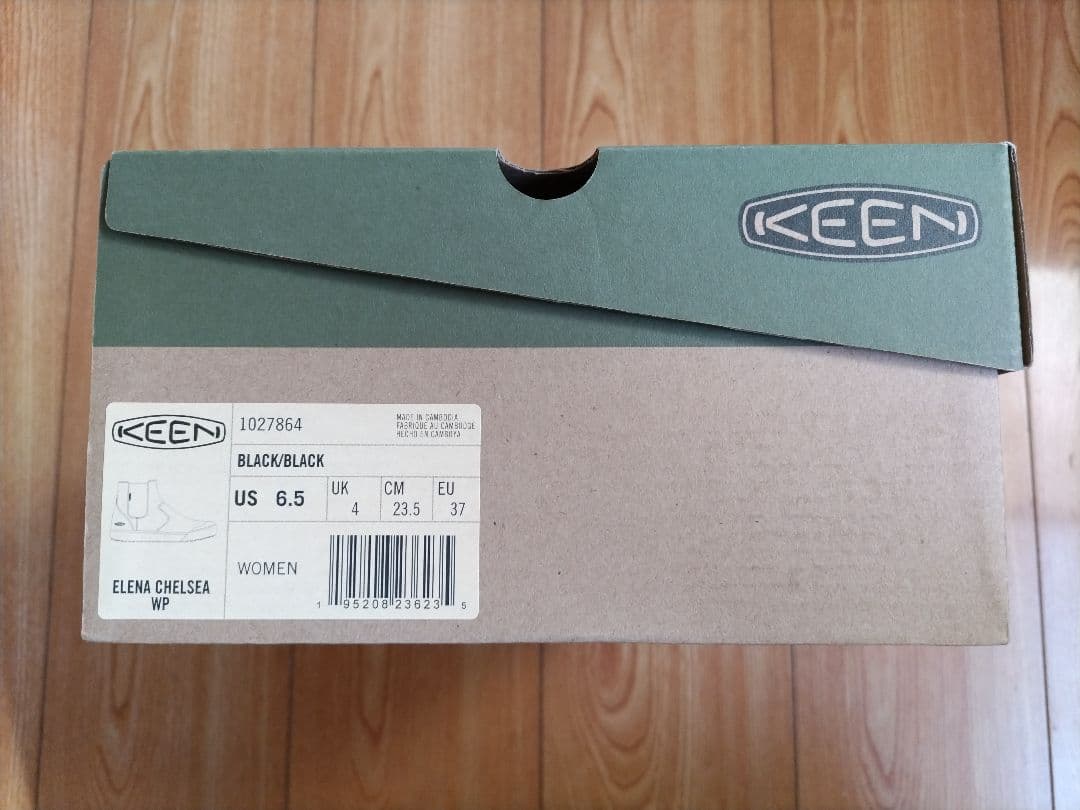 ★KEEN ELENA CHELSEA WP ブラック 23.5cm★