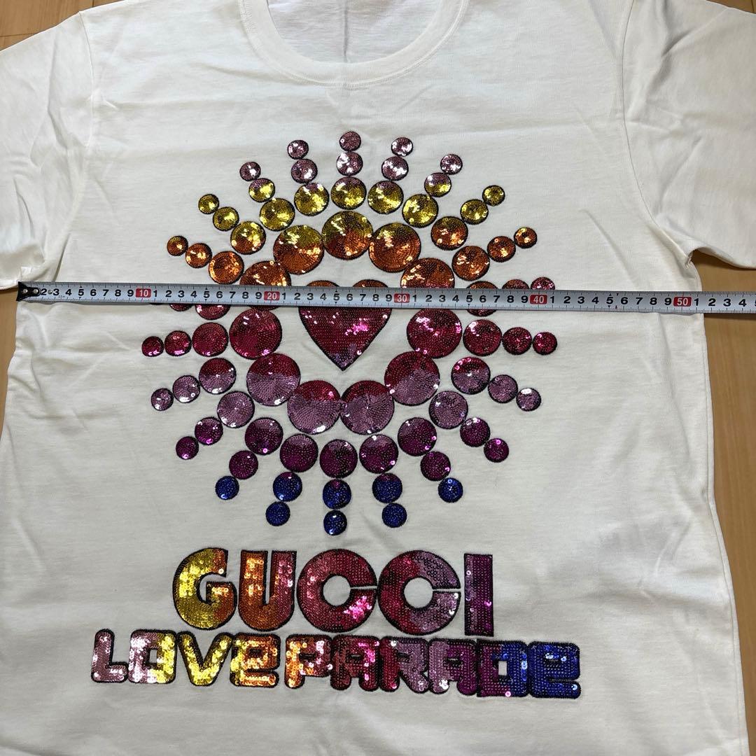 GUCCI LOVE PARADEスパンコールTシャツ