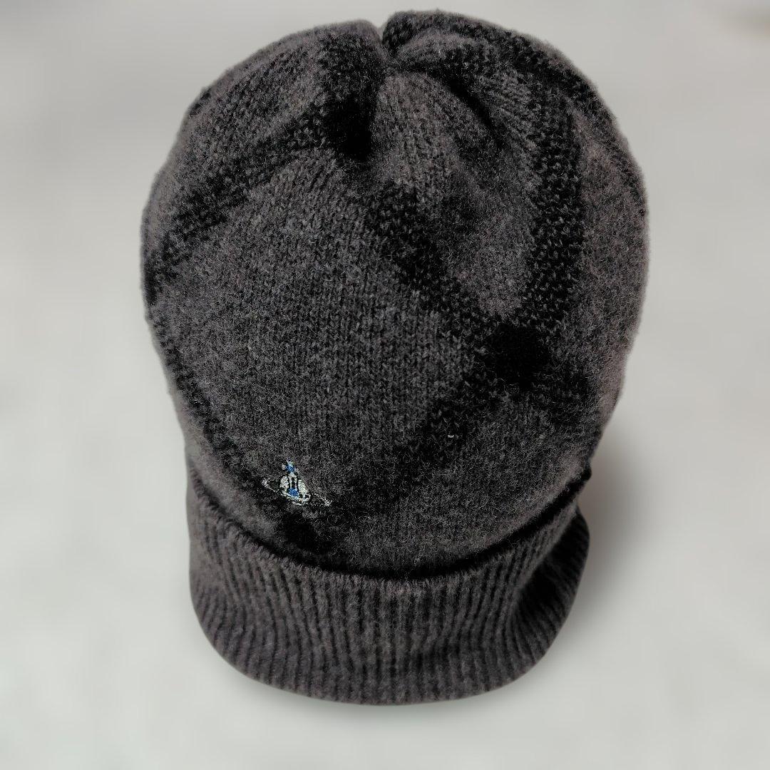 Vivienne Westwood オーブ ニット帽 サイズフリー チャコール