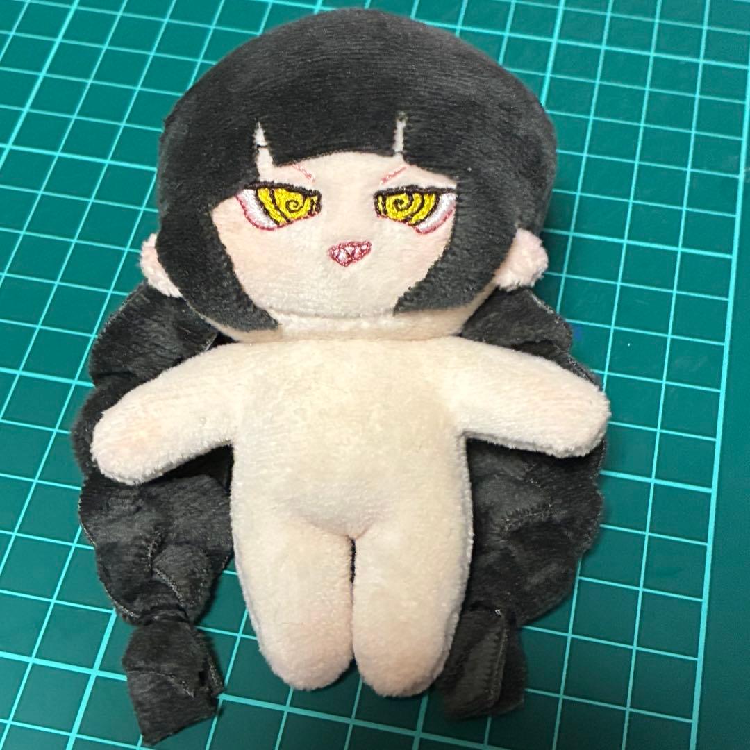 自作ぬいぐるみ　無属性　グルグルおめめのおさげちゃん