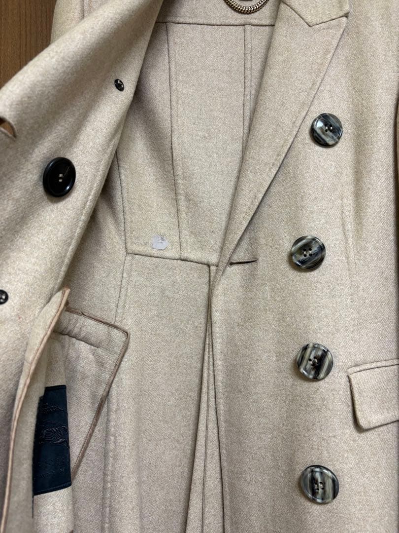 Burberry バーバリープローサム カシミヤ100% ロングコート
