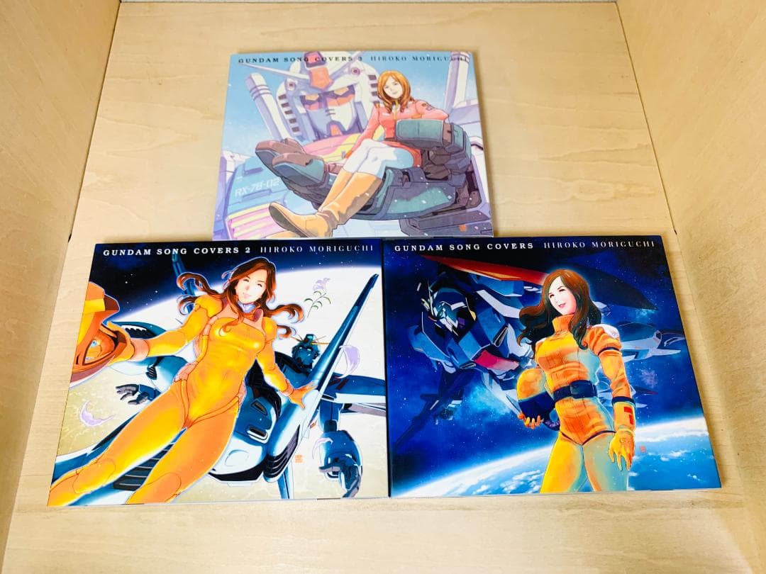 森口博子 GUNDAM SONG COVERS 1 2 3 セット 初回版