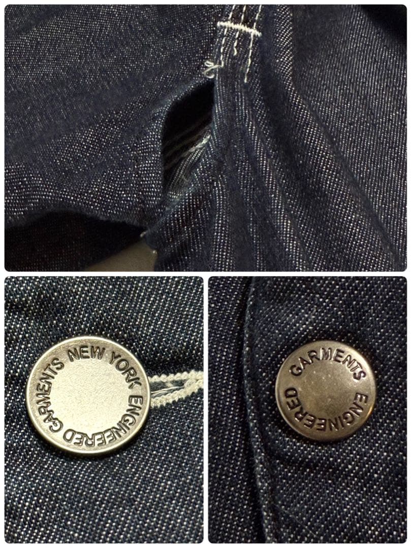 【美品】 EG Engineer Jacket 8oz コーンミルズ デニム