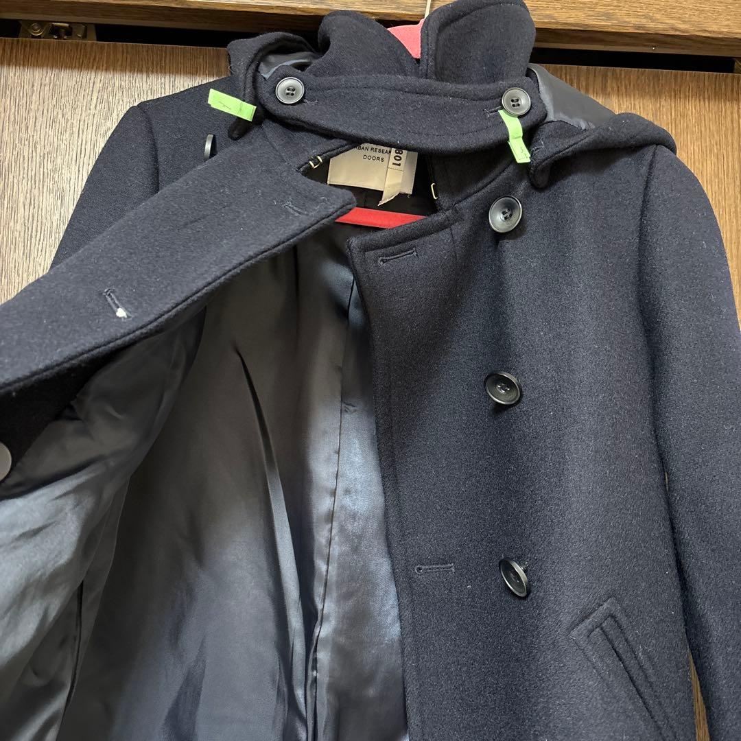 URBAN RESEARCH DOORS ショールカラー2WAYロングコート