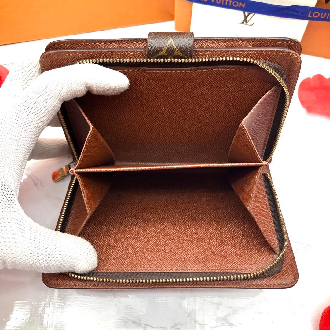 【新品仕様】 ルイヴィトン モノグラム ポルトパピエジップ 折り財布