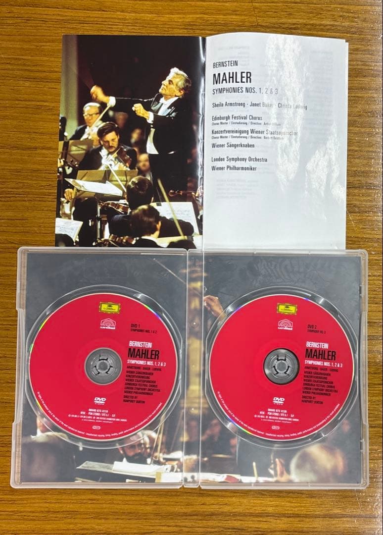 レナード・バーンスタイン　マーラー　DVD９枚組