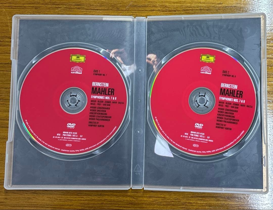 レナード・バーンスタイン　マーラー　DVD９枚組