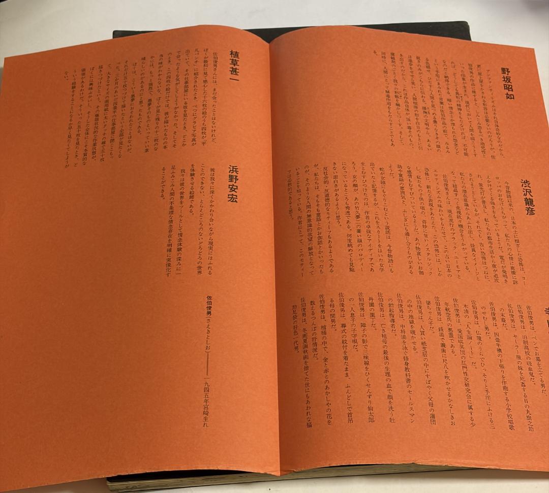佐伯俊男 画集 アグレマン社 1970年