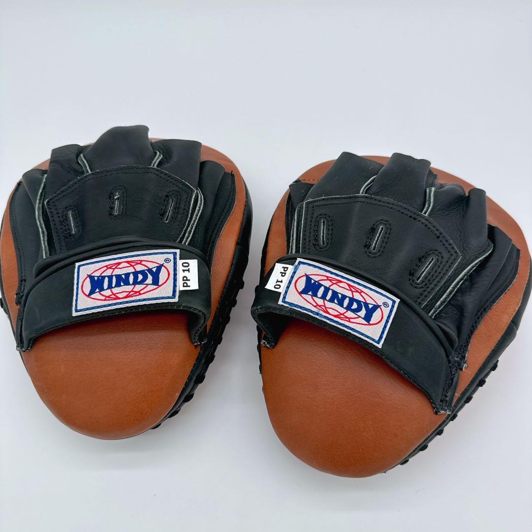 【てつ】WINDY ウィンディ パンチングミット PP-10 レザー