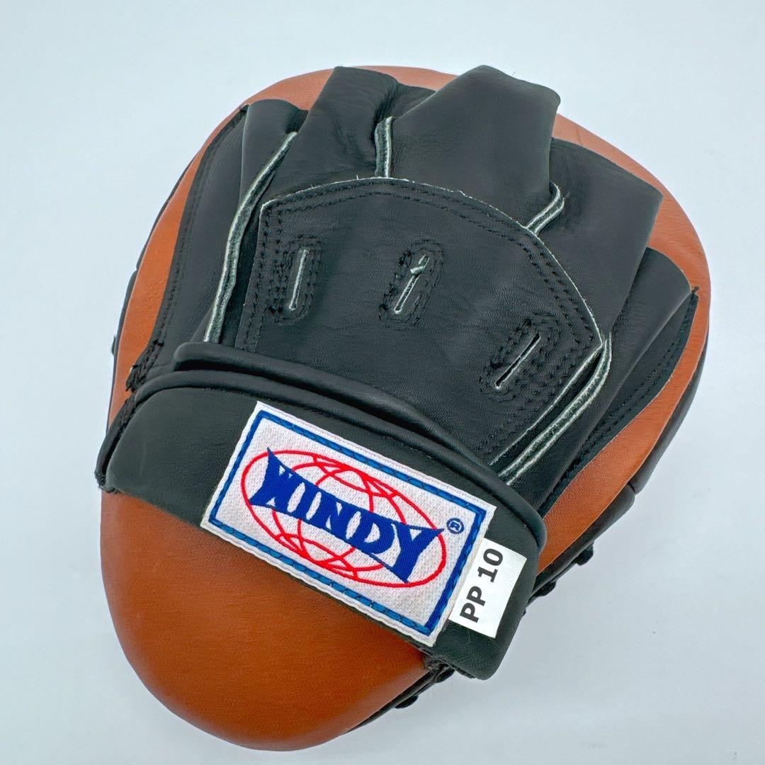 【てつ】WINDY ウィンディ パンチングミット PP-10 レザー