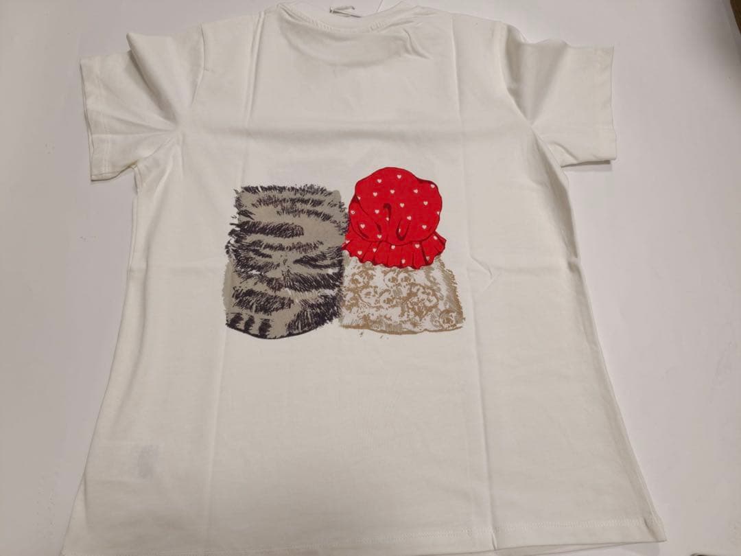 GANNI 犬イラスト Tシャツ ホワイト