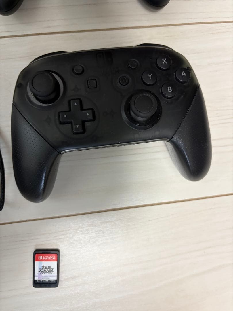 Nintendo Switch 本体 プロコン スマブラソフト ケース付