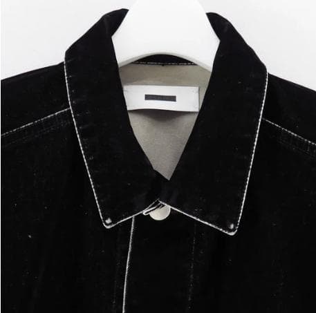 ジャケット・アウター REVERBERATE FLOCKY JACKET BLACK size.2