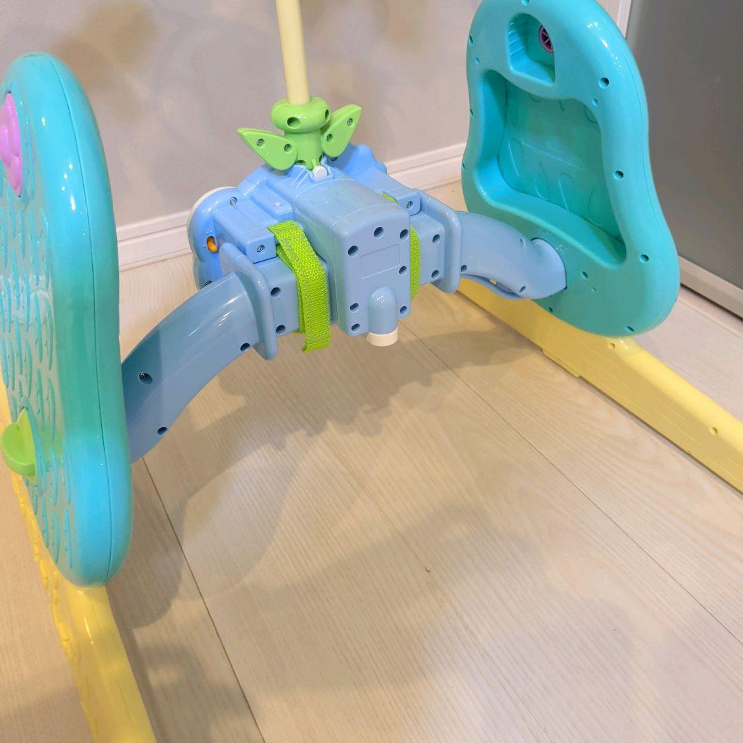 【極美品】くまのプーさん えらべる回転6wayジムに変身メリー