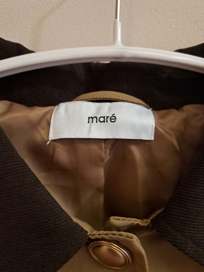 【訳あり】マレ mare Aline Coat Aラインコート ベージュ