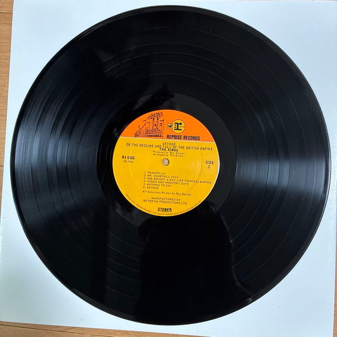 キンクス 名盤 レコード アーサー USオリジナル盤