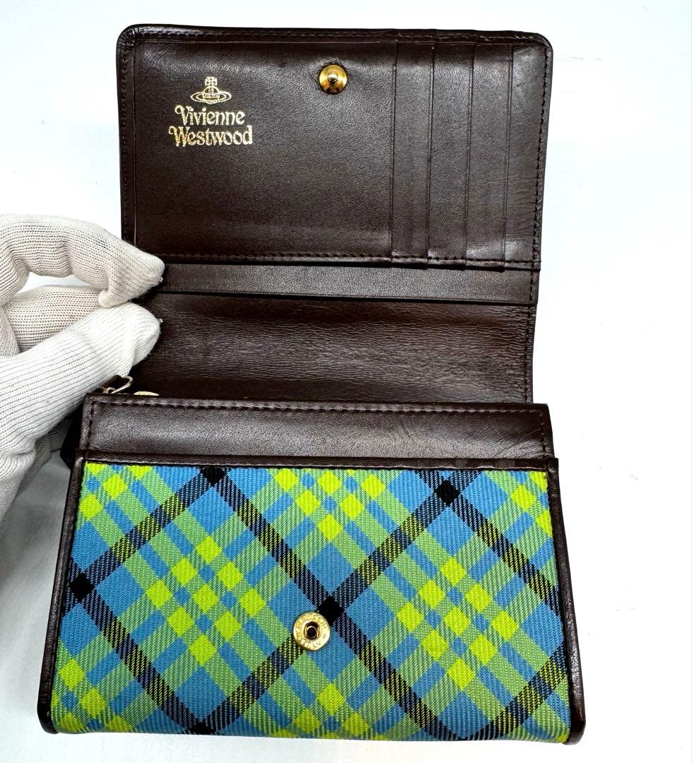 小物 Vivienne Westwood Tartan Check Wallet