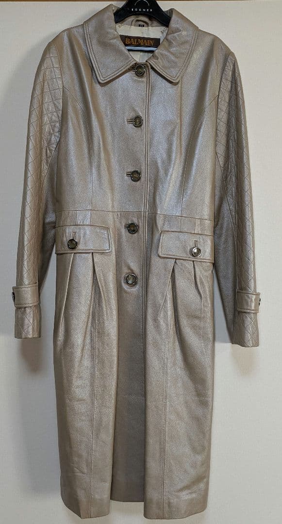 未使用！PIERRE　BALMAIN　レザーコート