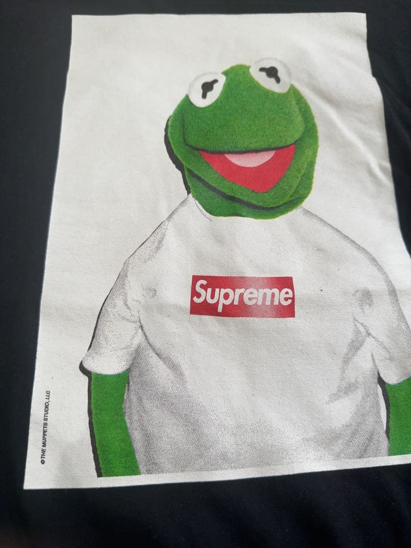 Supreme カーミットプリント Tシャツ ブラック
