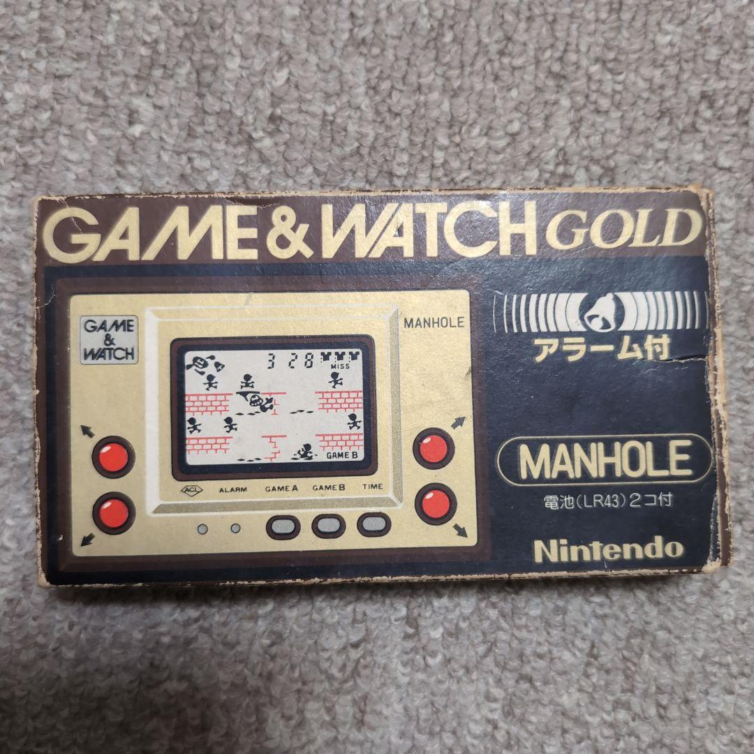 Nintendo GAME & WATCH GOLD マンホール　動作確認済み