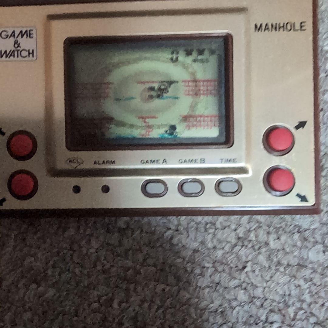 Nintendo GAME & WATCH GOLD マンホール　動作確認済み
