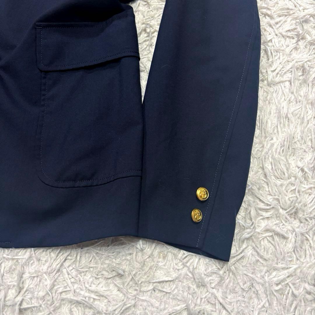 ◎極美品 ビームスプラス コンバットウール 金ボタン 紺ブレ CORDURA M