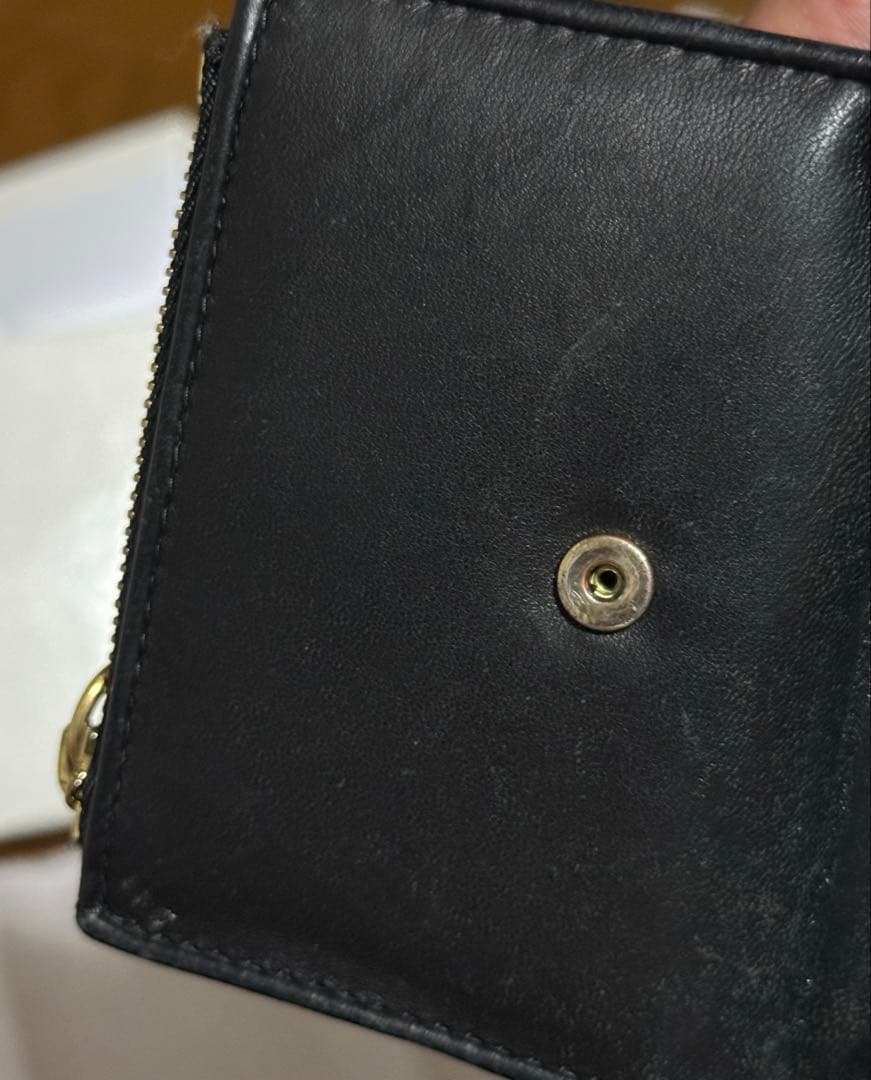 Maison Margiela ブラック 三つ折り財布