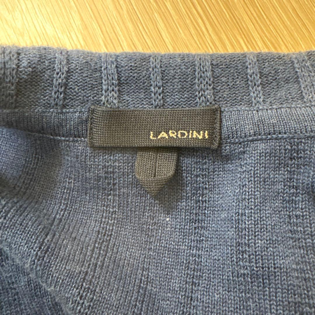 「M.Iwa 」LARDINI コットンニットジャケット
