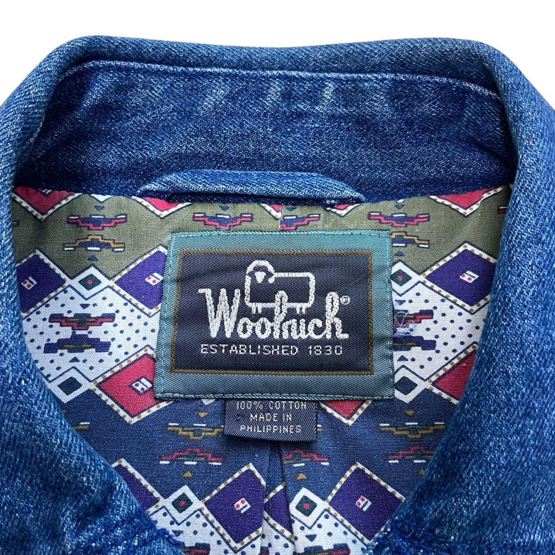 90s Woolrich ハンティング デニム ジャケット カバーオール