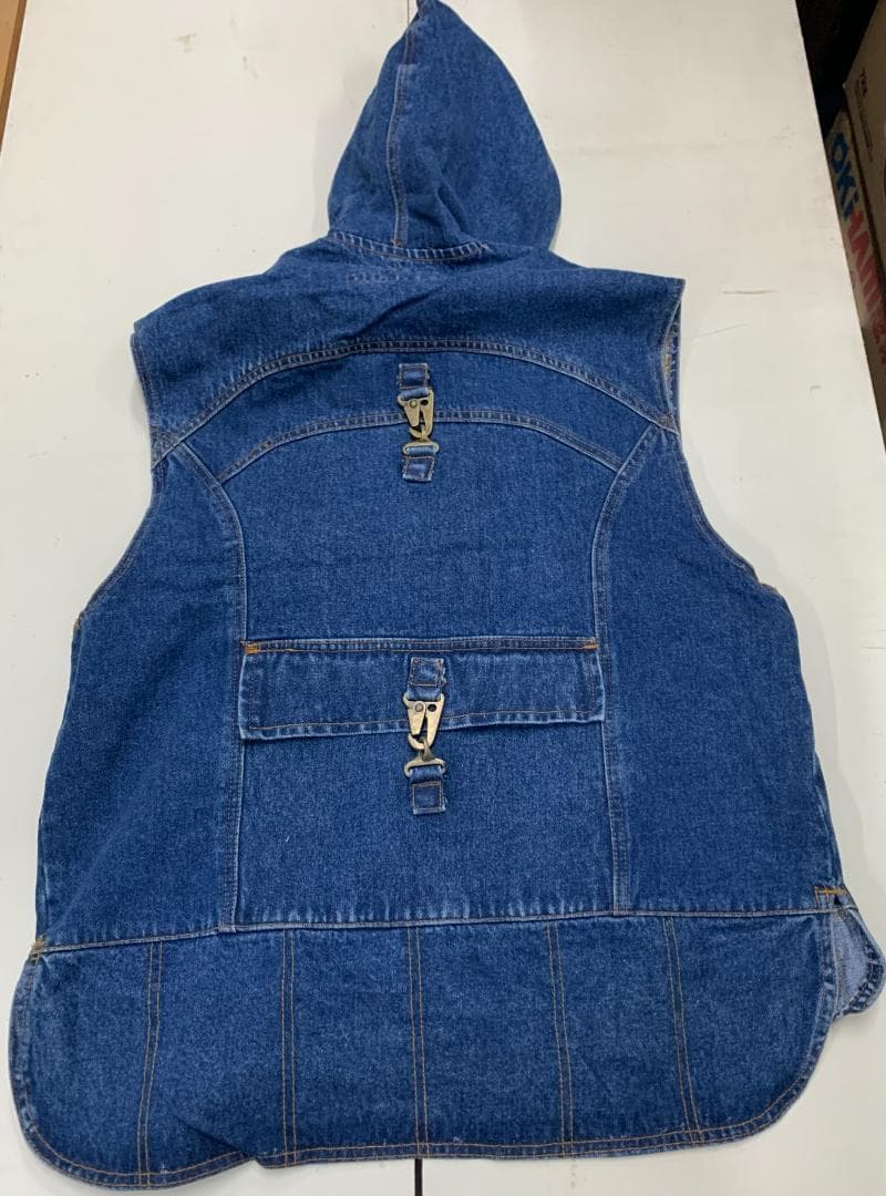 90s新品TIMBERLANDティンバーランド デニムベストジャケット ヴィンテ