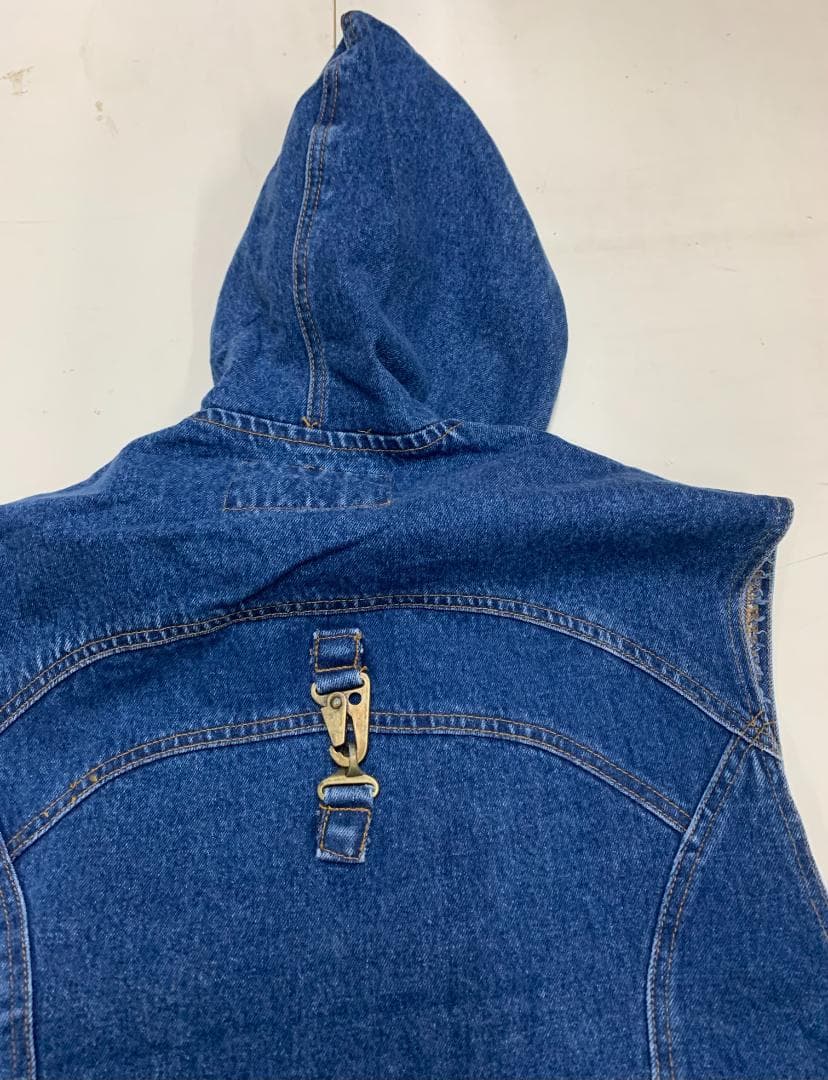 90s新品TIMBERLANDティンバーランド デニムベストジャケット ヴィンテ