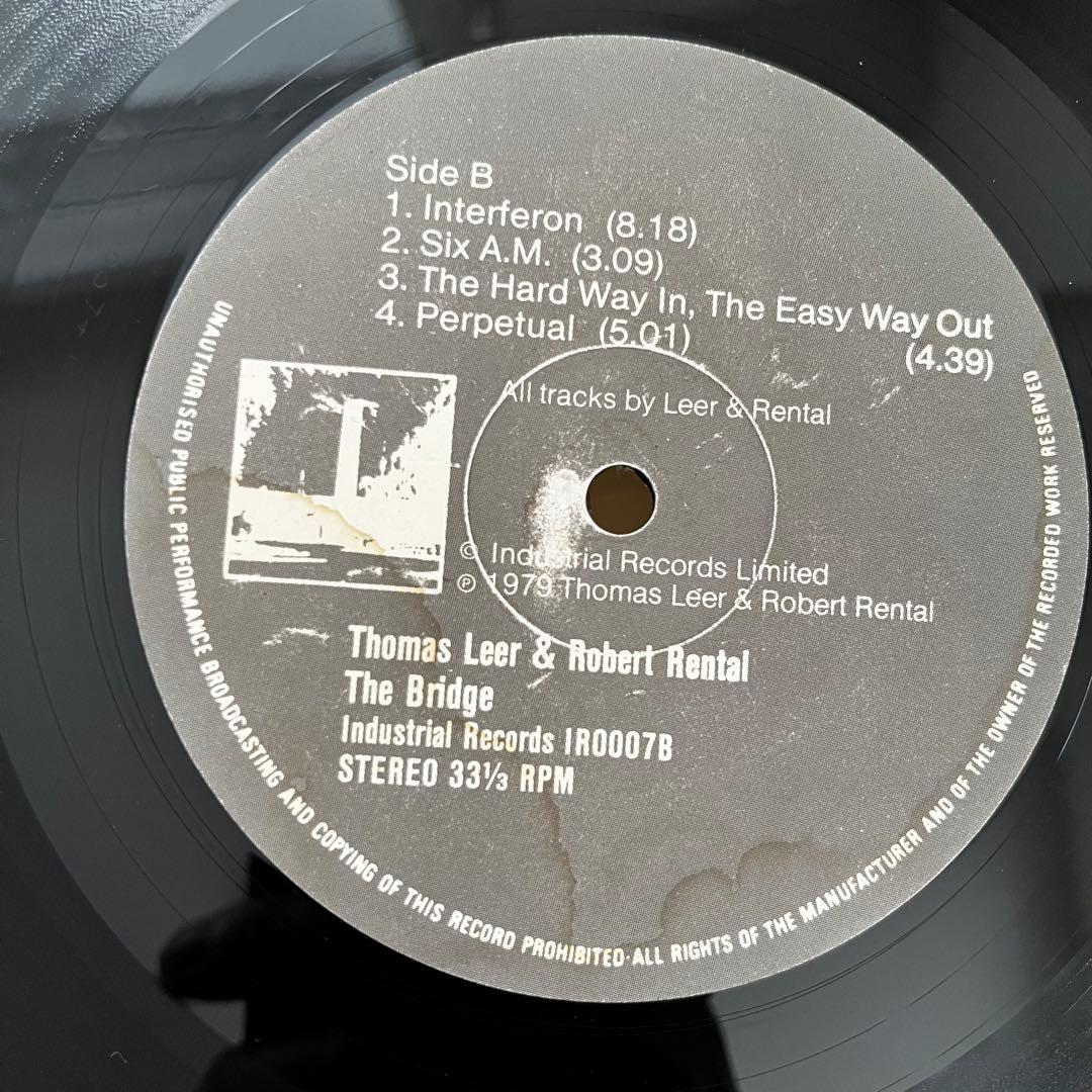 洋楽 THE BRIDGE Thomas Leer & Robert Rental