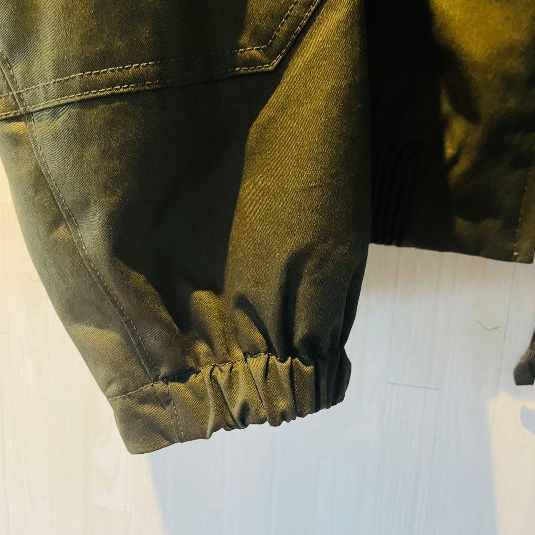 【美品】ユニクロ　UNIQLO U パフテックショートブルゾン OLIVE L