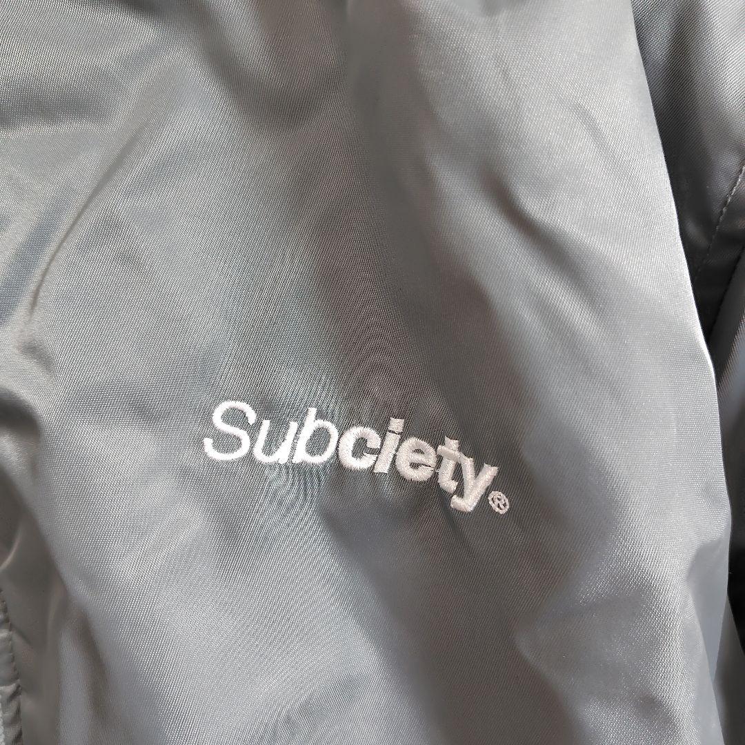 Subciety MA-1ジャケット ライトグレー
