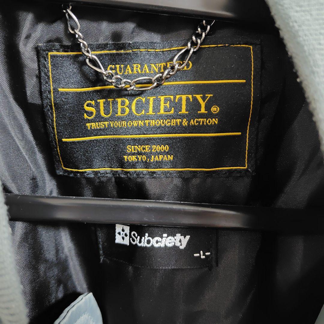 Subciety MA-1ジャケット ライトグレー