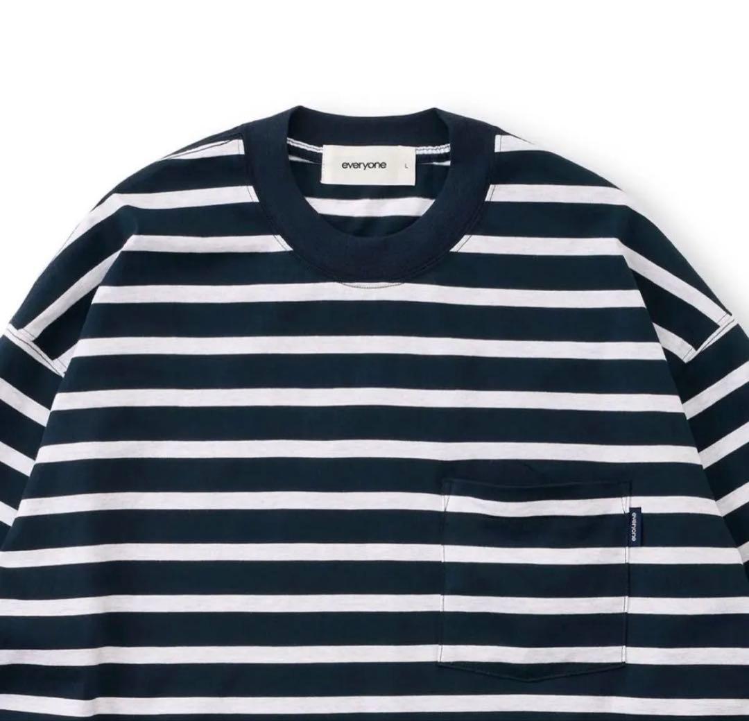 トップス everyone border short sleeve tee XL