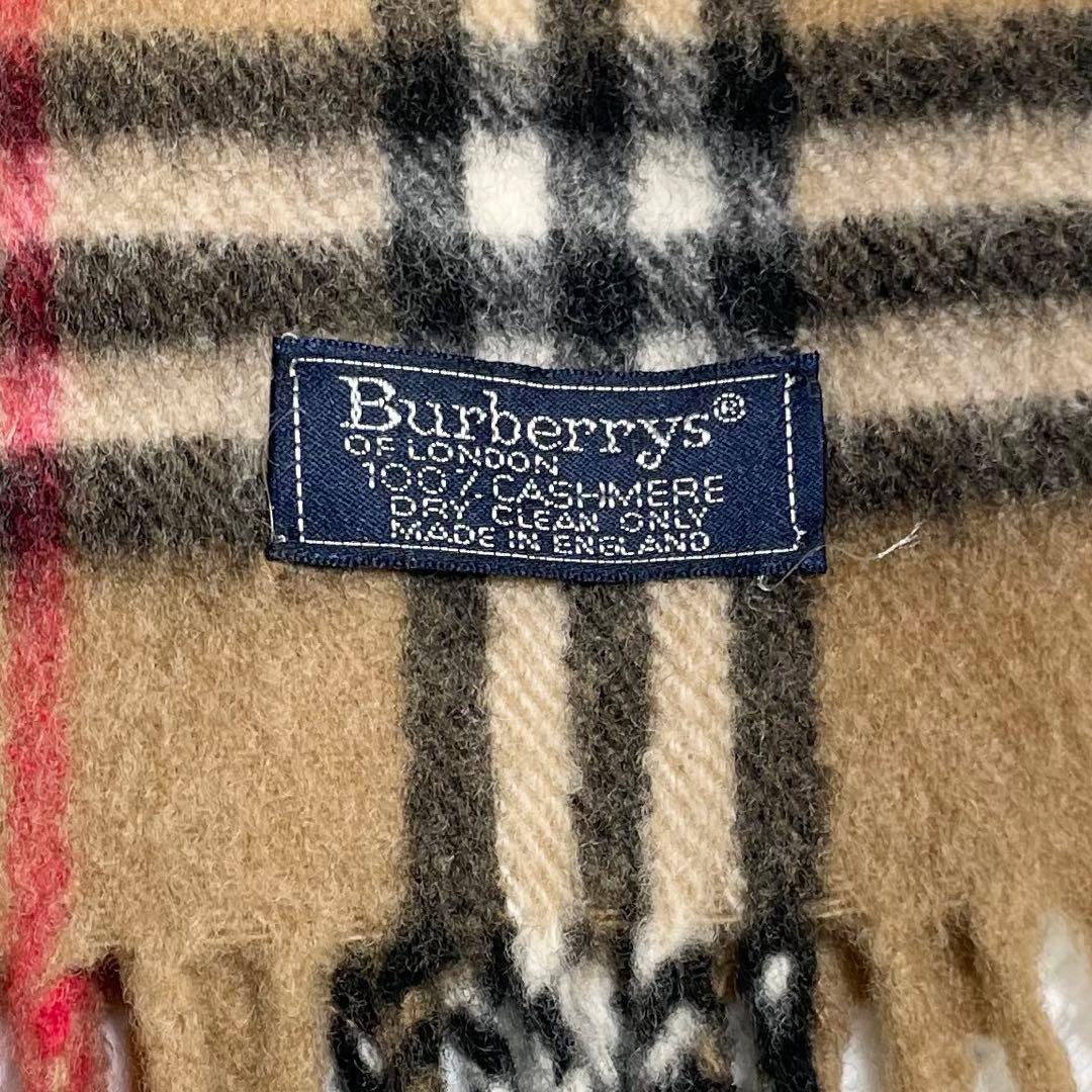 バーバリー　マフラー・ストール・ノヴァチェック・カシミヤ100・BURBERRY