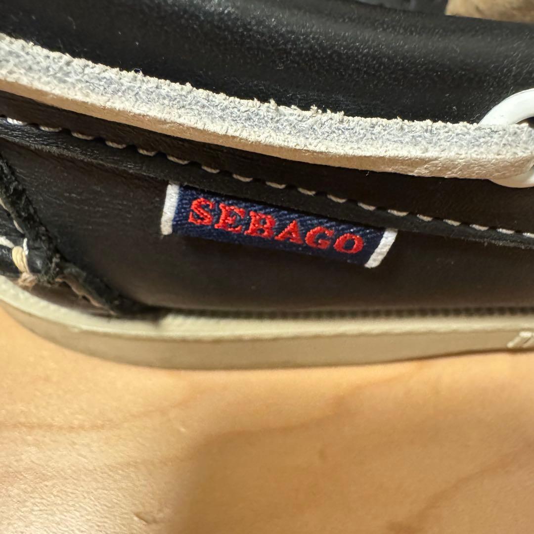 セバゴ　デッキシューズ　サイズUK6 ネイビー　sebago