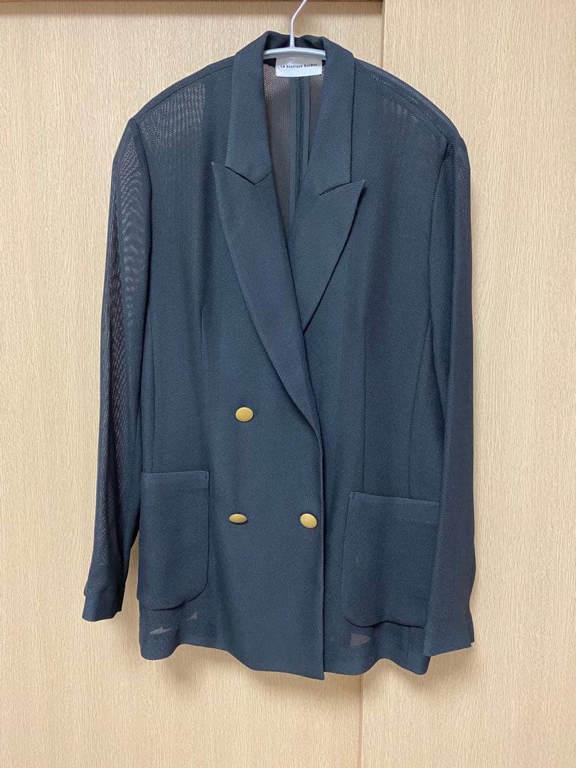 【本日限定】メッシュメタルボタンライトジャケット