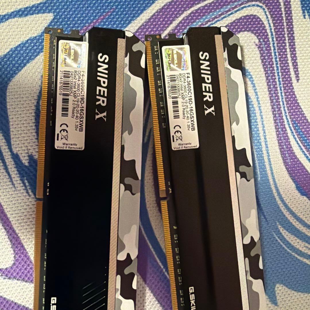 SNIPER X メモリー 2枚セット カモフラージュ