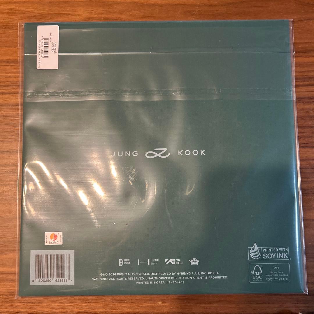BTS JUNGKOOK 「GOLDEN」LP　アナログ盤