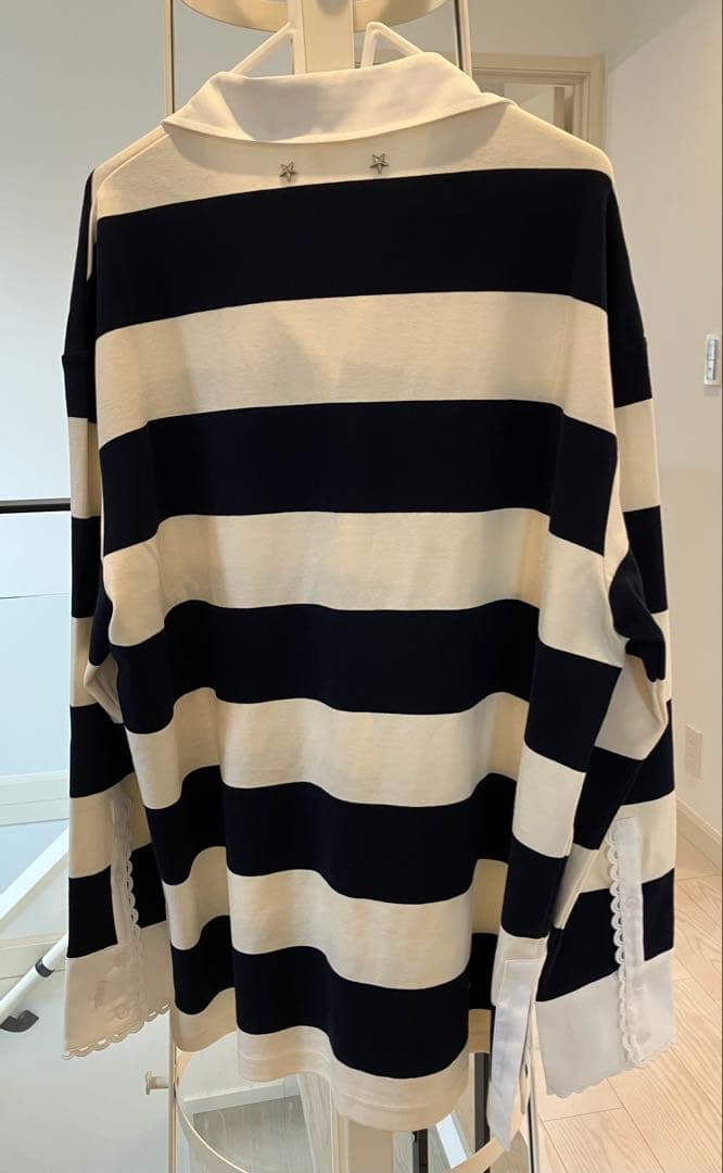 専用　Bibiy. FRANCINE RUGBY TOP ネイビー