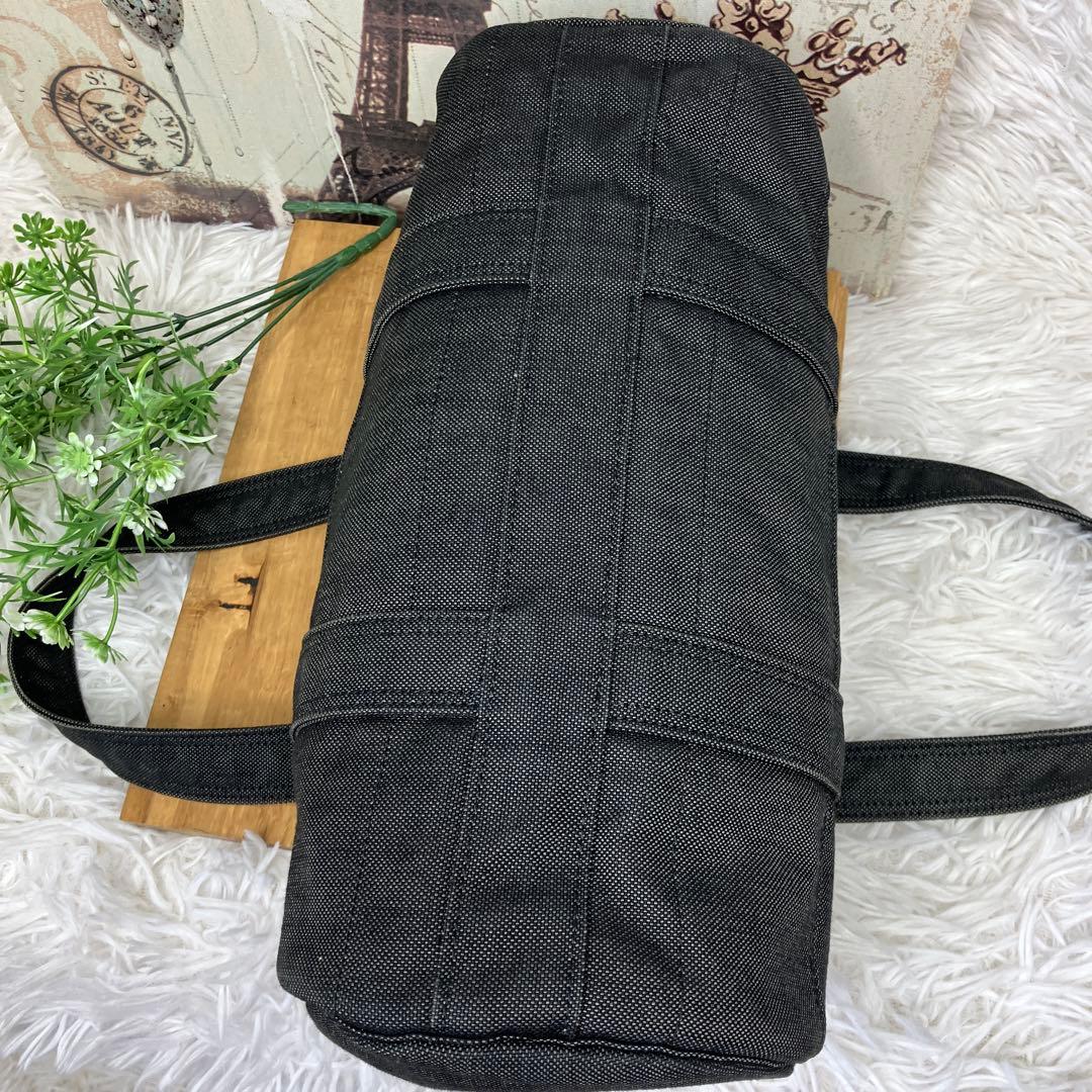 【美品】ポーター スモーキー ボストン ダッフル トート バッグ ブラック