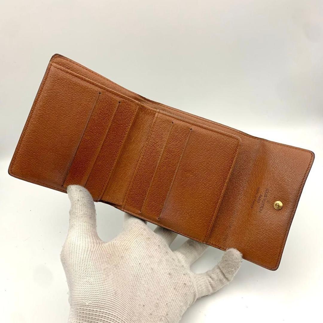 鑑定済み ルイヴィトン ポルトモネ カルトクレディ モノグラム 財布 コンパクト