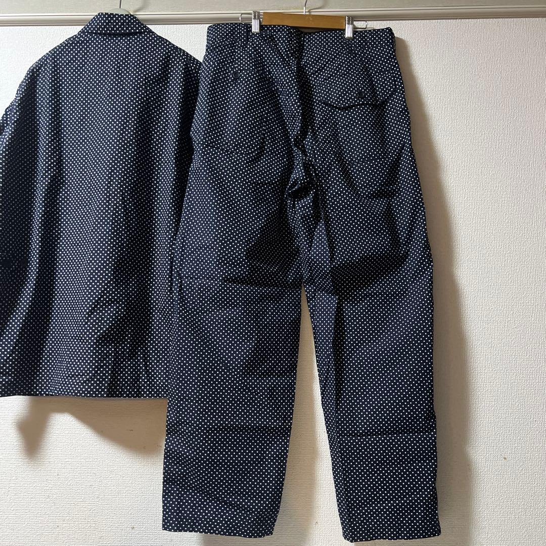 エンジニアードガーメンツ　セットアップ　ドット　春夏
