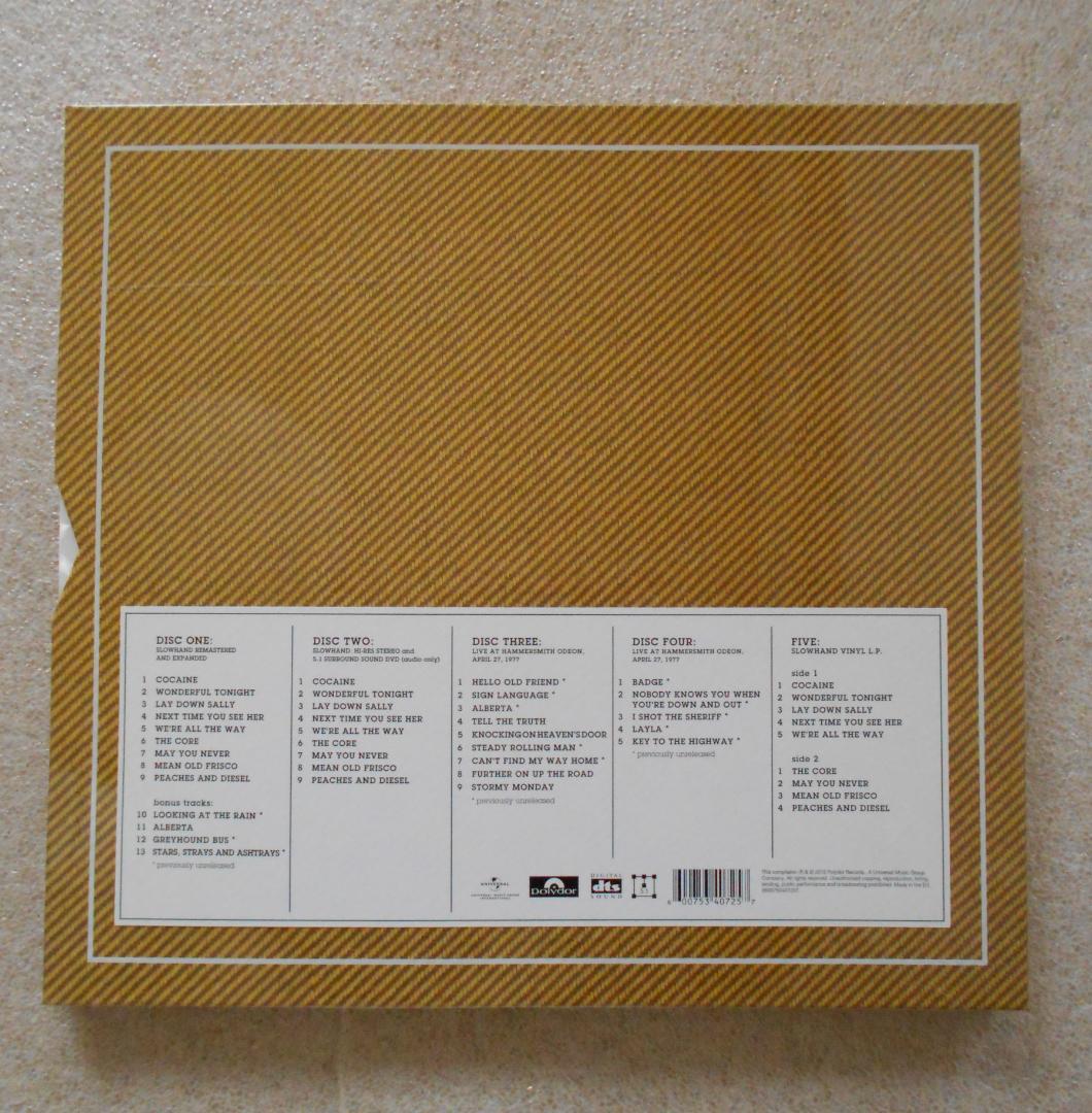 Eric Clapton 未開封 Slowhand 35th BOX