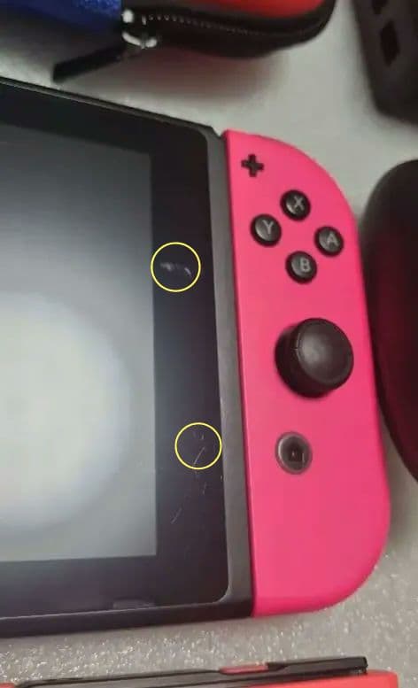 Nintendo Switch 本体 Joy-Con付き　マリオのケース付