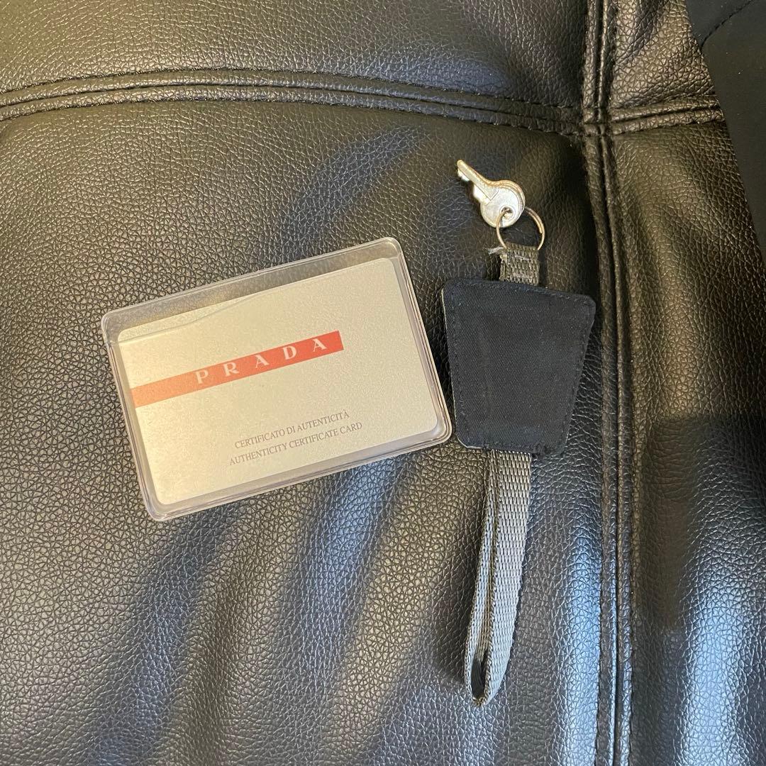 PRADA SPORTS nylon Boston bag 南京錠付き