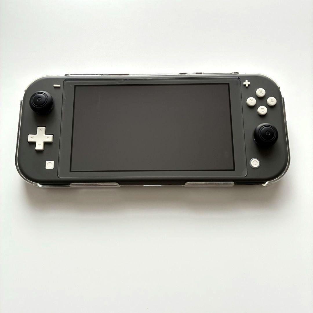 Nintendo Switch Lite 本体 グレー アダプター・保護ケース付